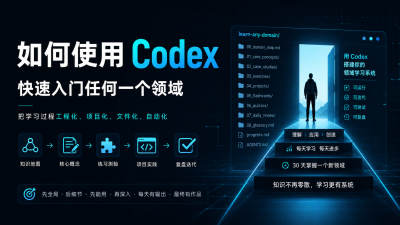 如何用 Codex 快速入门任何一个领域