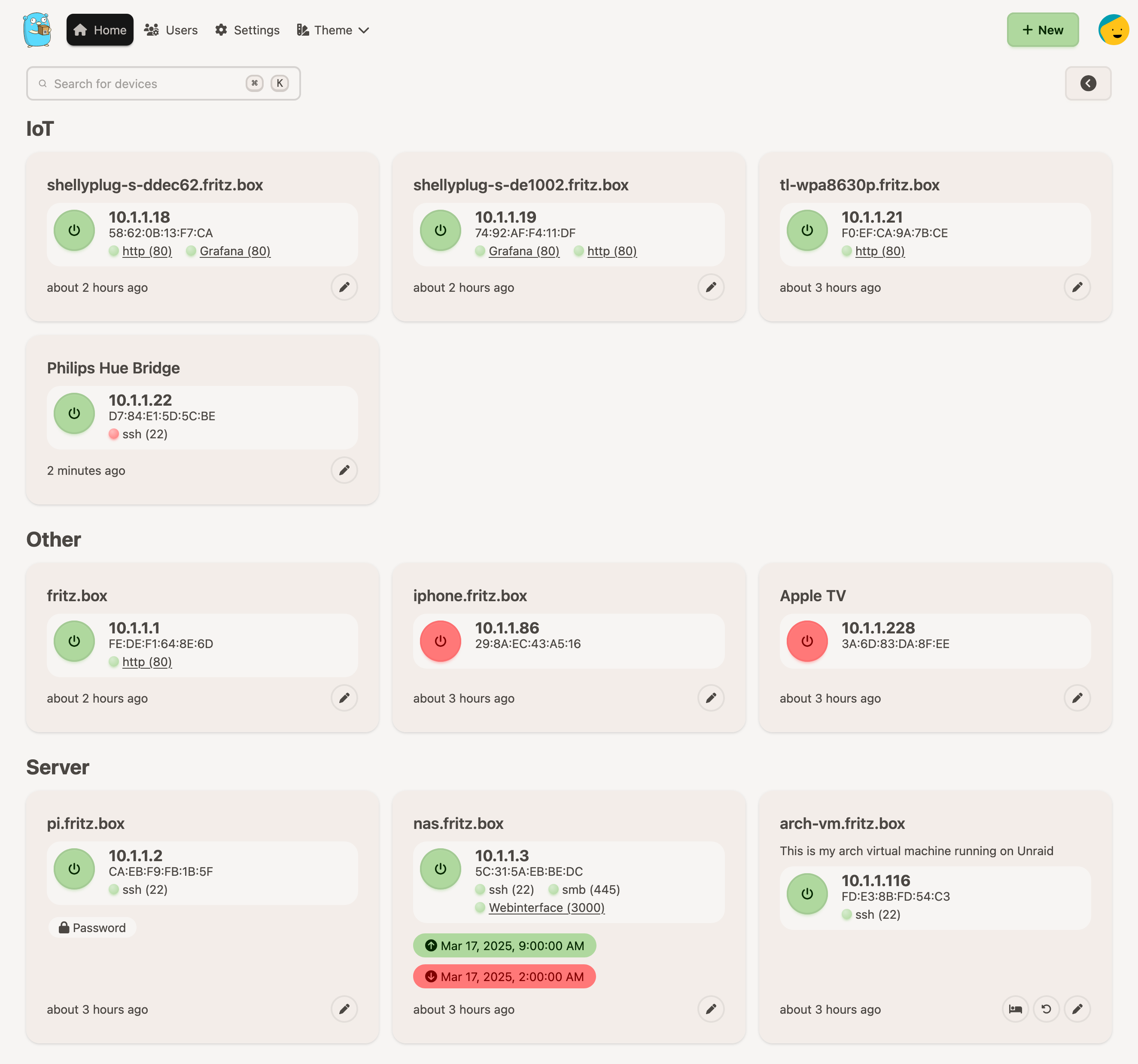 一键唤醒+自动化的局域网神器：UpSnap